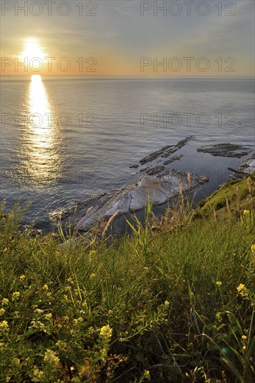 Ancona (Italy, Marche), Passetto area, dawn on the Pope's Chair