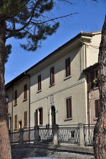 Sant'Angelo in Vado (Italy, Marche - province of Pesaro-Urbino), via Zuccari, birthplace of the Zuccari Brothers