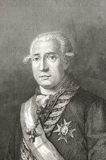 Jose Monino y Redondo, 1st Count of Floridablanca (1728-1808)