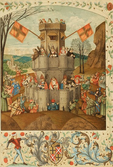 Representation of the Catholic Church as The Fortress of Faith