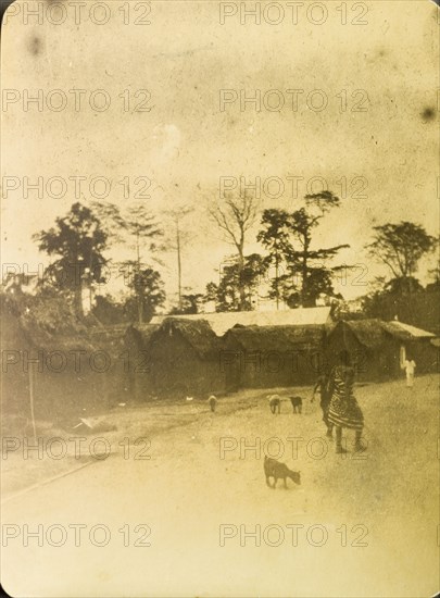 West African street scene