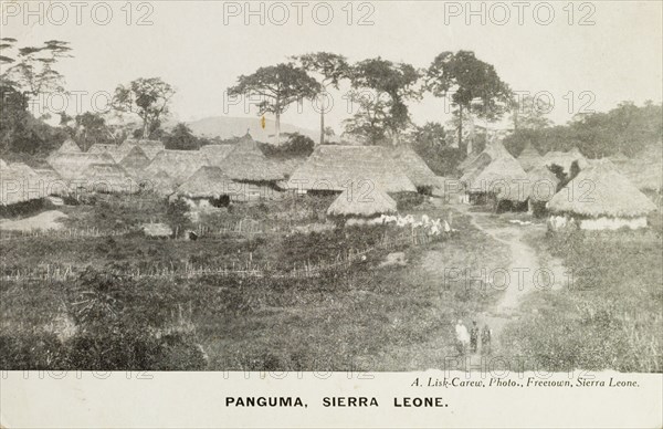 View of Panguma, Sierra Leone