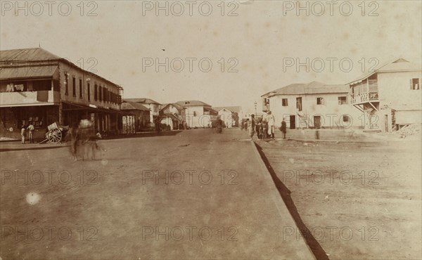 Accra street scene