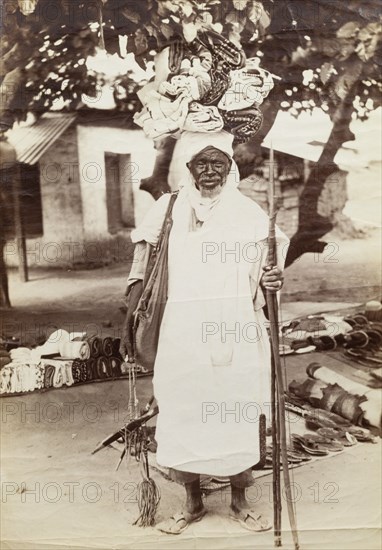 Portrait of a curios seller