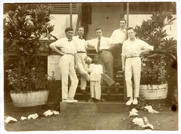 Alfred Tamlin with colleagues