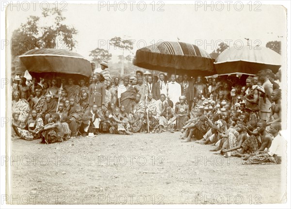 African chiefs in palaver