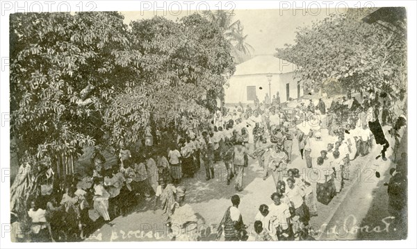 Good Friday procession, Winneba