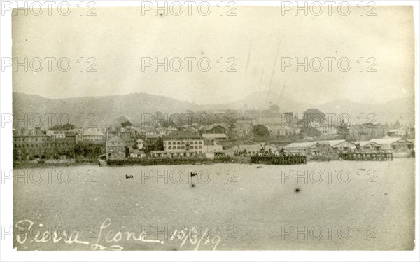 View of the coast, Freetown