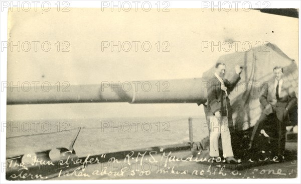 On the deck of R.M.S. Mandingo