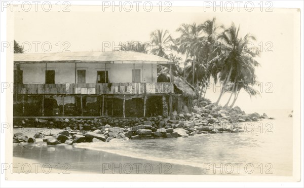 Beachside house, West Africa