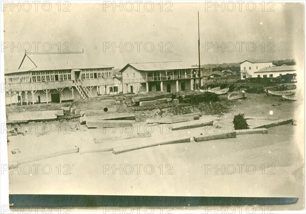 View of trading yard