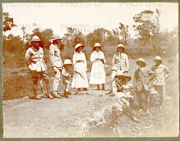 African man in vegetable garden