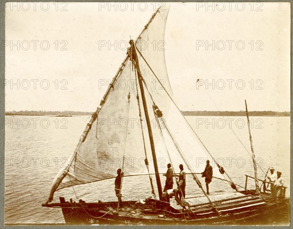 Canoe on Lake Victoria