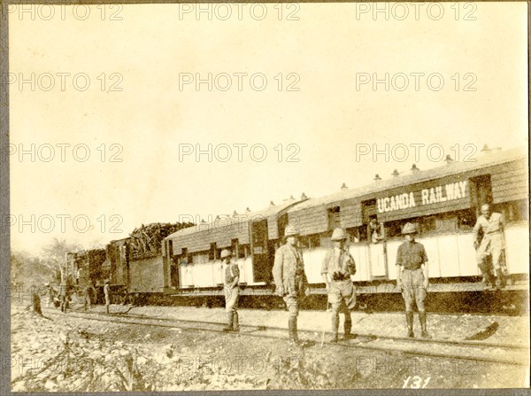 Soldiers at 2nd K.A.R. depot, Nairobi