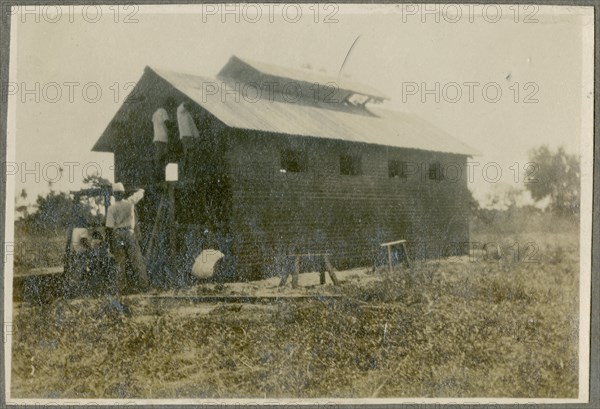 Bricklaying apprentices, Coast Technical School