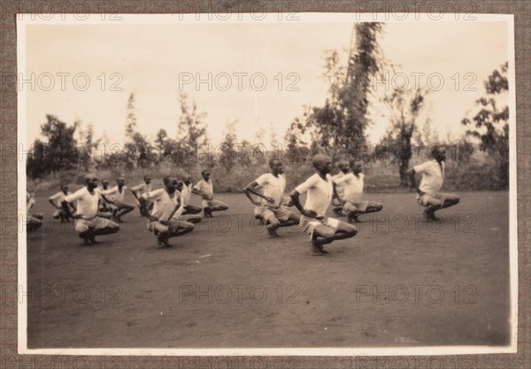 The Bungeys in their garden, Machakos