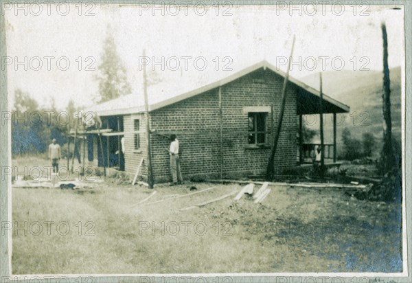 Building work at the Ukamba Native School, Machakos