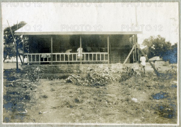 Building work at the Ukamba Native School, Machakos