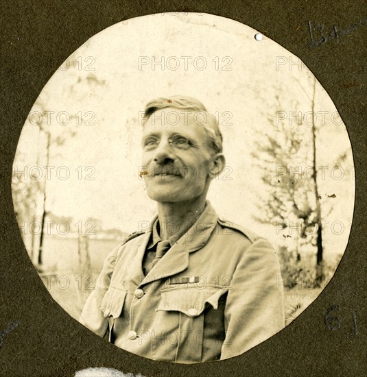 Portrait of unidentified soldier