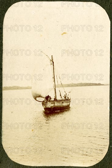 Dhow on lake