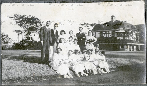 Tennis party at Government House, Nairobi