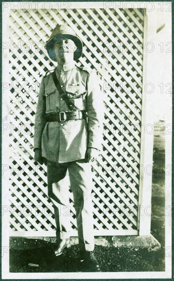 Portrait of East Africa Police Constable Thomas