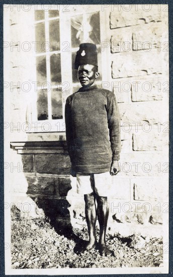 Portrait of African Police Drill Instructor