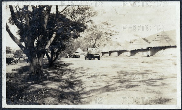 Military transport camp at Zomba