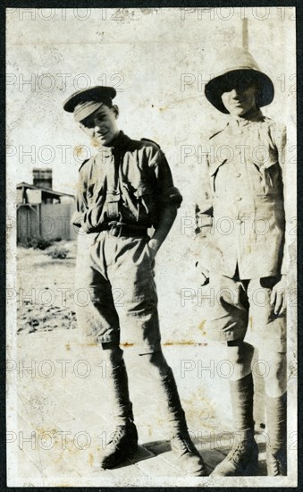 Two members of the South African Medical Corps