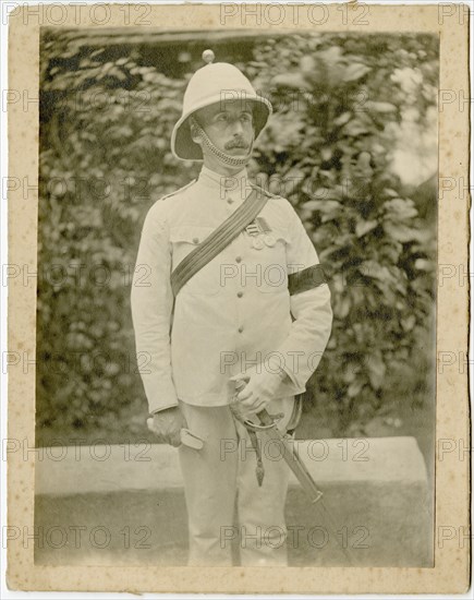 Portrait of Major Wooley, Police Commissioner, Andaman Islands