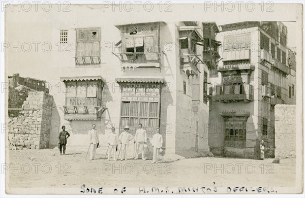 Group of officers from HMS Minto in Jiddah