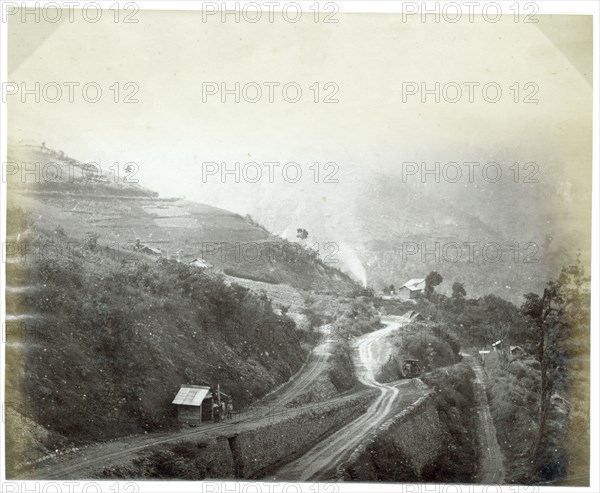 View of Darjeeling Himalaya Railway