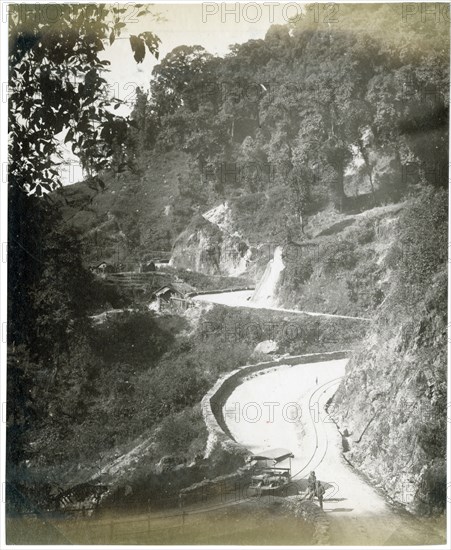 View of Darjeeling Himalaya Railway