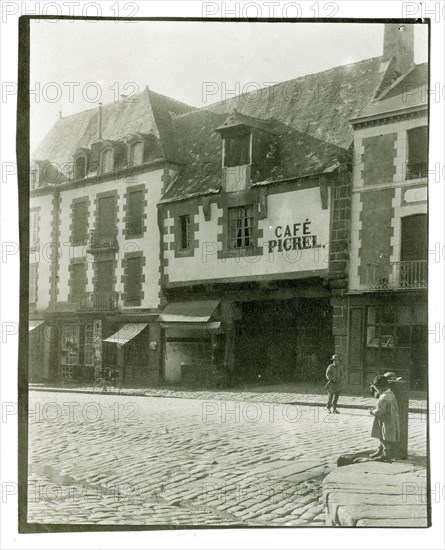 View of Cafe Picrel, Dol-de-Bretagne