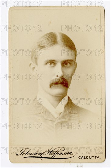 Studio portrait of Edmund Hunt Dring, Calcutta