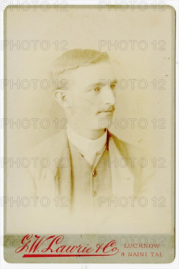 Studio portrait of Chas H. Harris, Calcutta