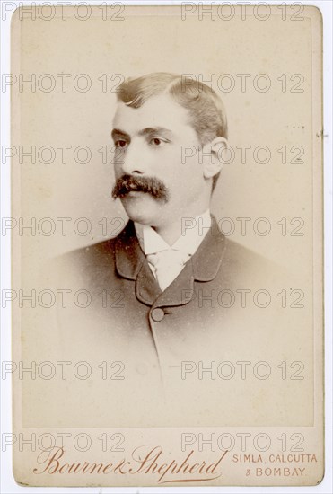 Studio portrait of young European man