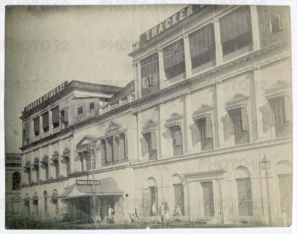 Exterior view of Thacker Spink & Co, Calcutta