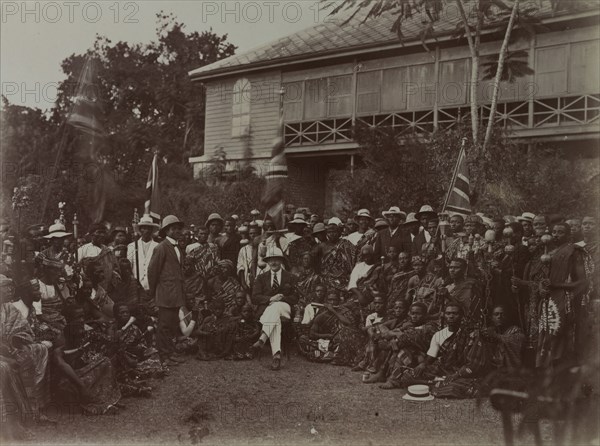 Meeting between British and Asante leaders