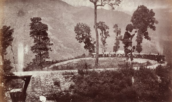 View of Loop at Agony Point on the Darjeeling Himalaya Railway