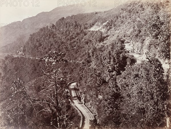 View of Darjeeling Himalaya Railway