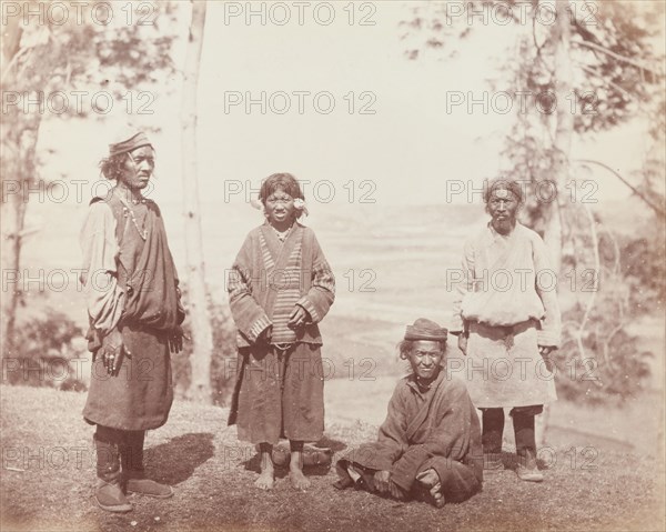 Group of Bhotia people, Himalayas