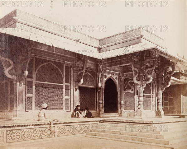 Entrance to Salim Christi's Tomb, Futtipore Sikri