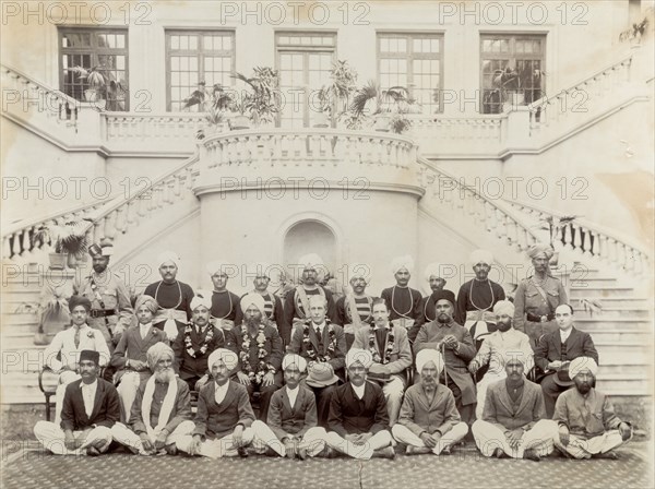 Dignitaries at Government House in Lahore