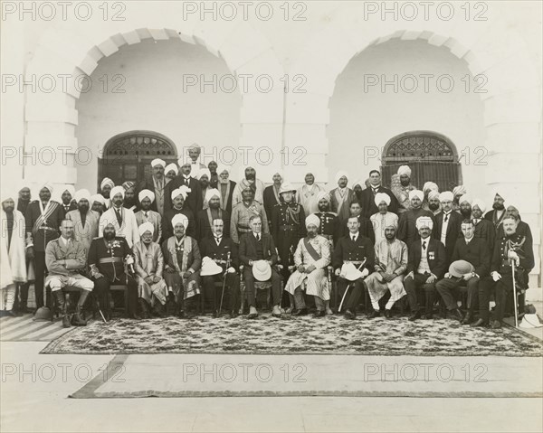 Group of European and Indian dignitaries