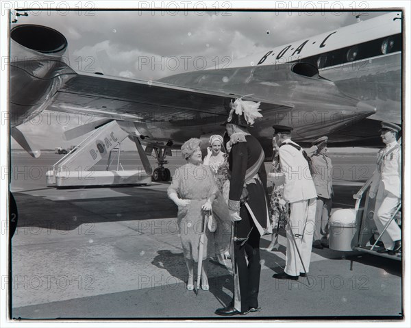 Queen Mother arrival in East Africa