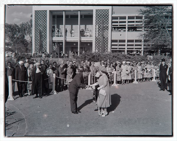 Queen Mother visit to East Africa