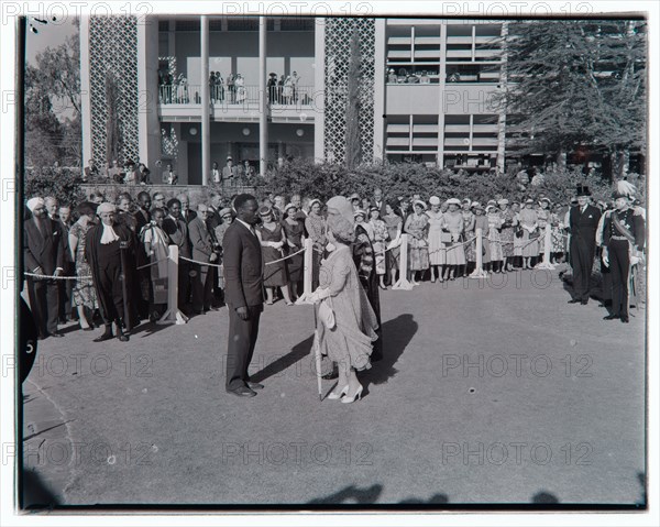 Queen Mother visit to East Africa