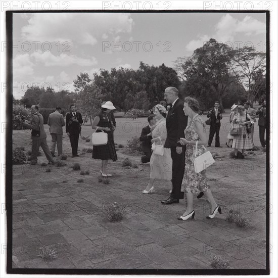 Queen Mother visit to East Africa