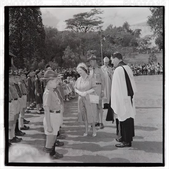 HM the Queen Mother at All Saints Cathedral, Nairobi